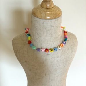 Kids girls mixes beads necklace